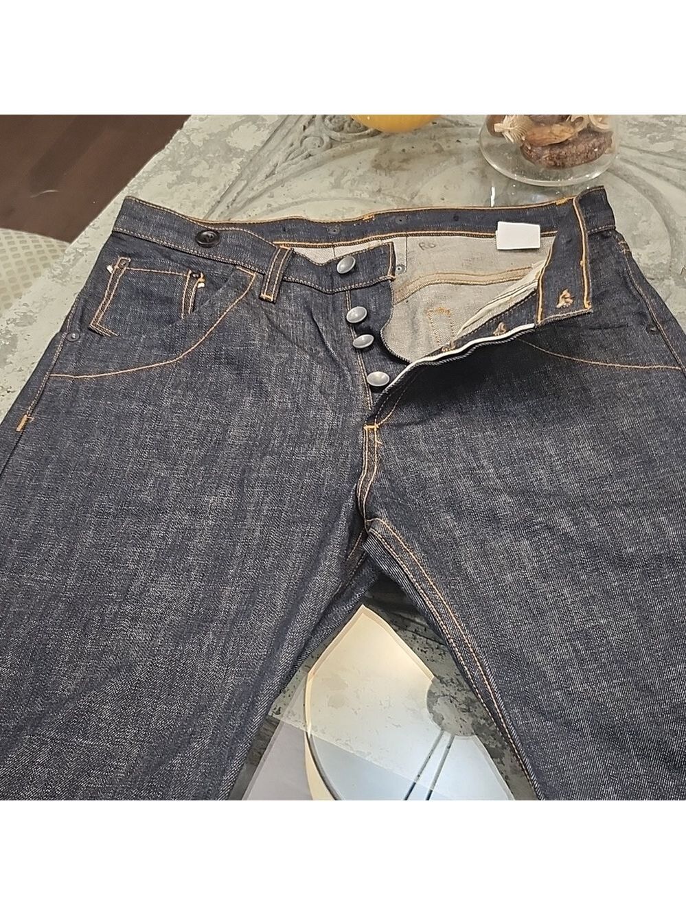 Corpus Tall men's tapered jeans Button Fly new no tags 31x36